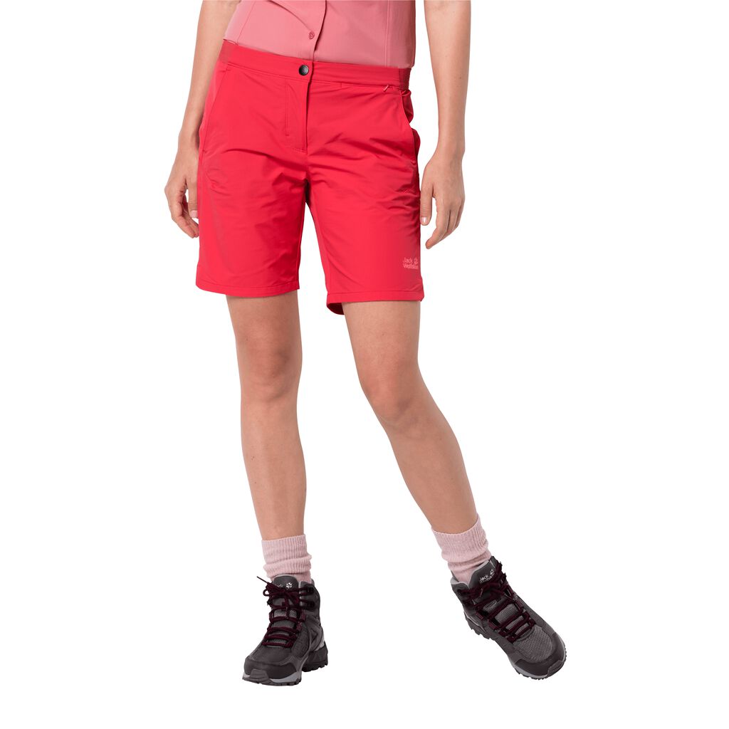 Jack Wolfskin HILLTOP TRAIL Pantalons Femme Rouge - CFPIMNG-75